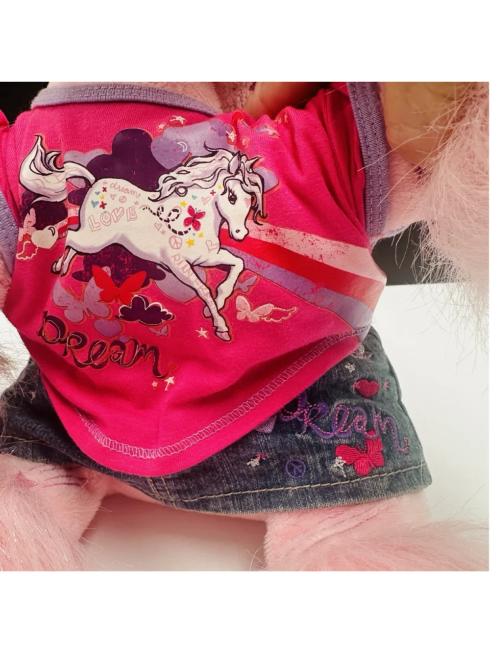 Build a Bear Unicorn Pink Stars 16